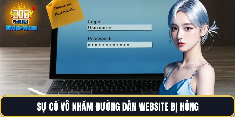 Sự cố vô nhầm đường dẫn website bị hỏng